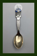 Grann & Laglye Sterling Sølv Emalje Juleske 1952