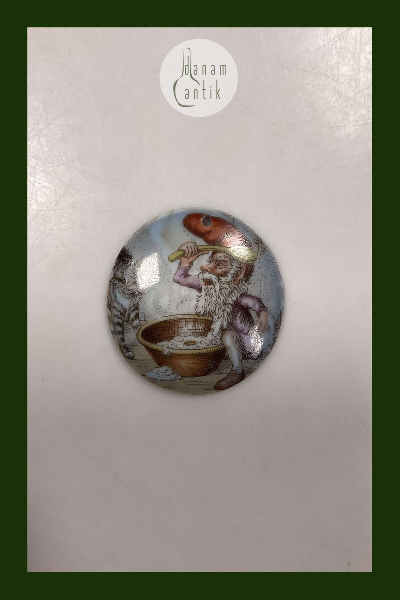 Royal Copenhagen Nisse Julestel Ornament No.3