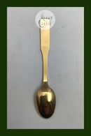 Georg Jensen Harlekin Sterling Sølv Kaffeske Forgyldt med emalje