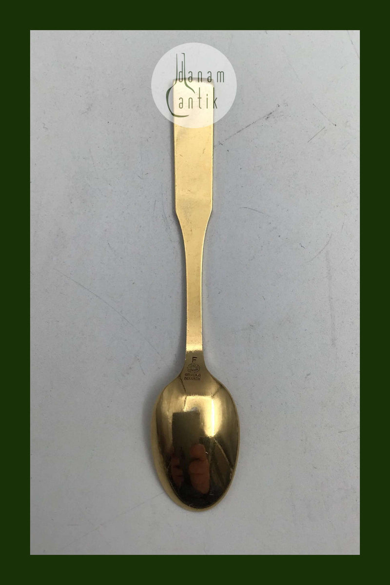 Georg Jensen Harlekin Sterling Sølv Kaffeske Forgyldt med emalje