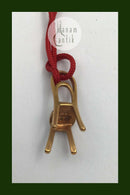 Georg Jensen Forgyldt Messing Cafe Stol Vedhæng No. 5217