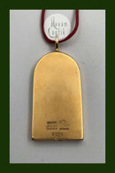 Georg Jensen Forgyldt Messing Vindue Vedhæng No. 5201