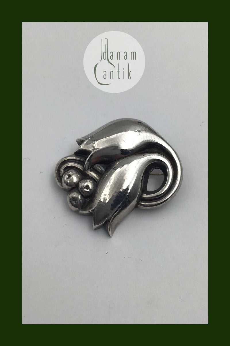 Georg Jensen Sterling Sølv Broche No. 100C