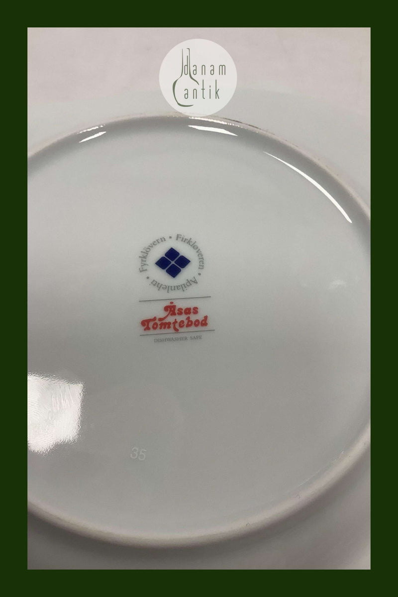 Åsas Tomtebod Stel Firkløveren Frokosttallerken