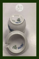 Royal Copenhagen Blå Blomst Flettet Sennepskrukke No 8211