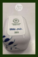 Royal Copenhagen Blue Mega Fluted Butter dish with lid No 203 1. assortment