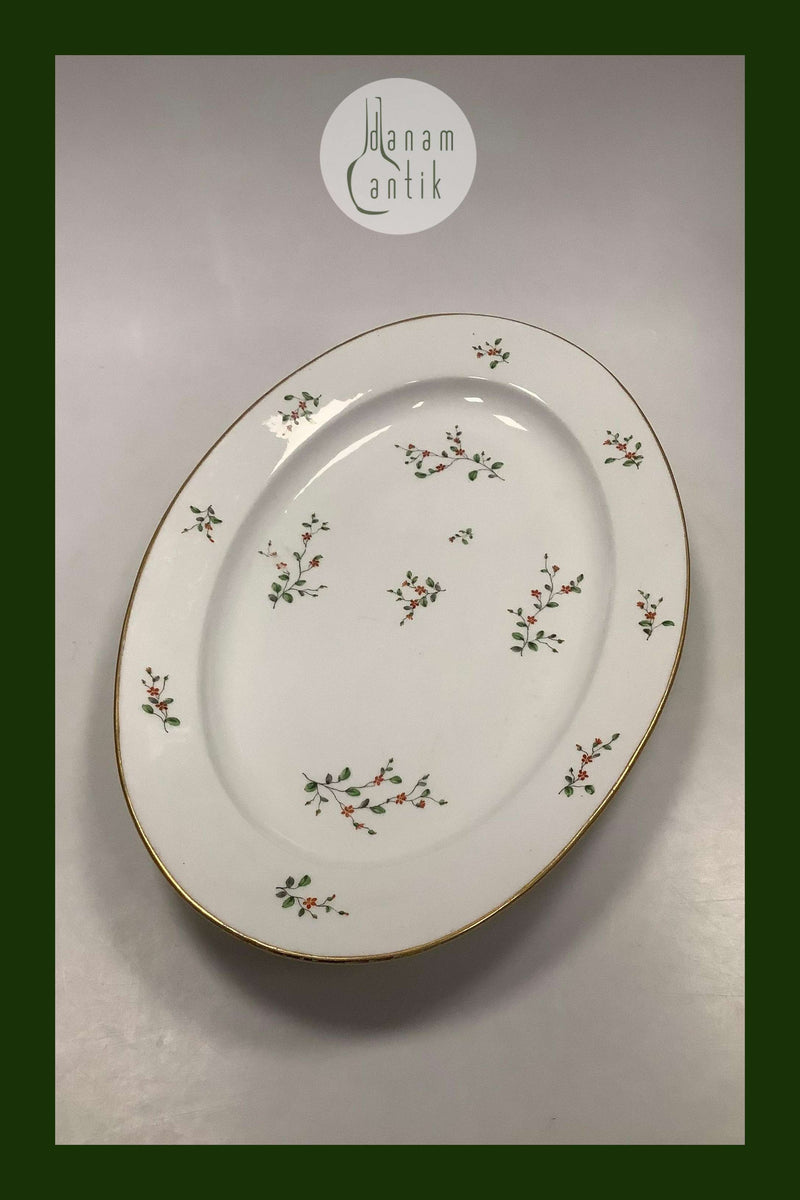 Royal Copenhagen Stel 171 ( ligner Berberis ) Stort Servingsfad No 9040