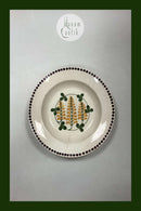 Aluminia Guldregn (Laburnum) Dyb Tallerken No. 10/230