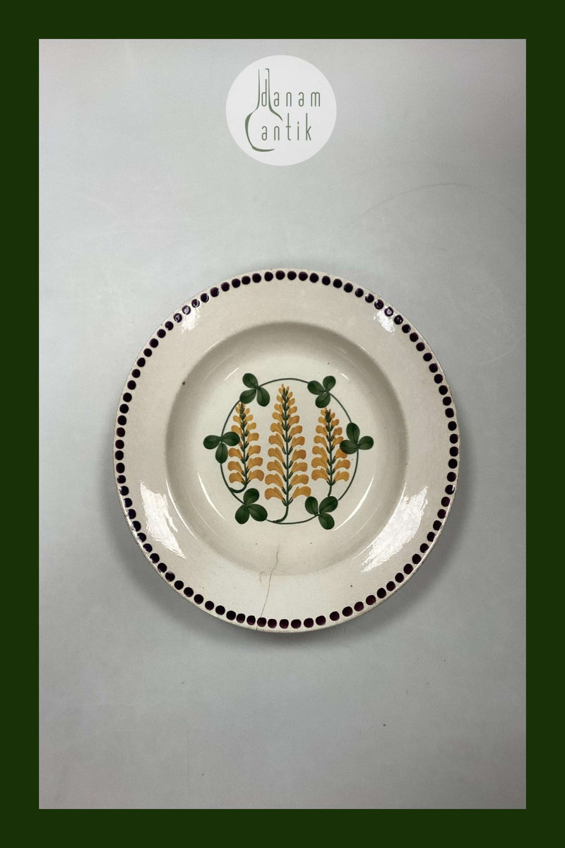 Aluminia Guldregn (Laburnum) Dyb Tallerken No. 10/230