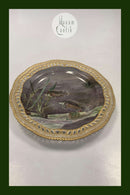 Royal Copenhagen Privatmalet Flora Danica Fisketallerken No 3554