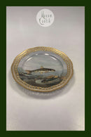 Royal Copenhagen Privatmalet Flora Danica Fisketallerken No 3554