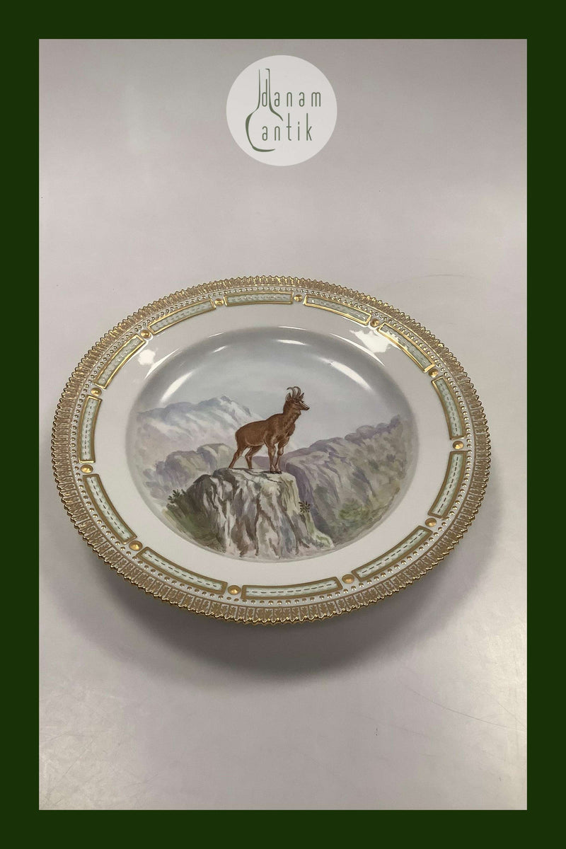 Flora Danica Jagtstel Middagstallerken No 239/3549 Gemse