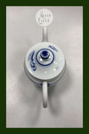 Bing og Grøndahl Jubilæumsstel / Blå Nellike Tekande