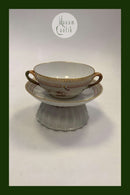 Royal Copenhagen Flora Danica Bouillon Cup with saucer No 20/3612