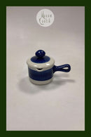 Rörstrand Blå Koka Lille Smørnæb med Låg