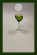 Holmegaard / Val Saint Lambert  Haakon Grønne Hvidvinsglas