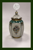 Dahl Jensen Craquelé Lågkrukke No. 196/600