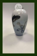 Royal Copenhagen Art Nouveau vase No. 258/47D med Fisk og Tang