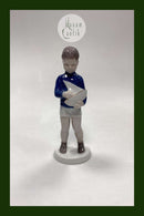 Bing and Grondahl Figurine Boy with Sailboat No. 2380