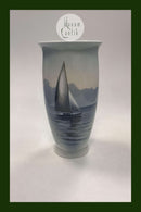 Bing og Grøndahl Art Nouveau Vase - Sejlbåd No. 8661/450