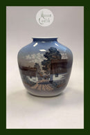 Lyngby Porcelæn Vase - Landsbyhuse No. 154/894
