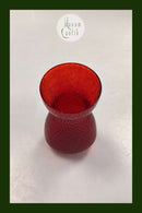 Rødt Hyacintglas Holmegaard / Kastrup / Fyens Glasværk