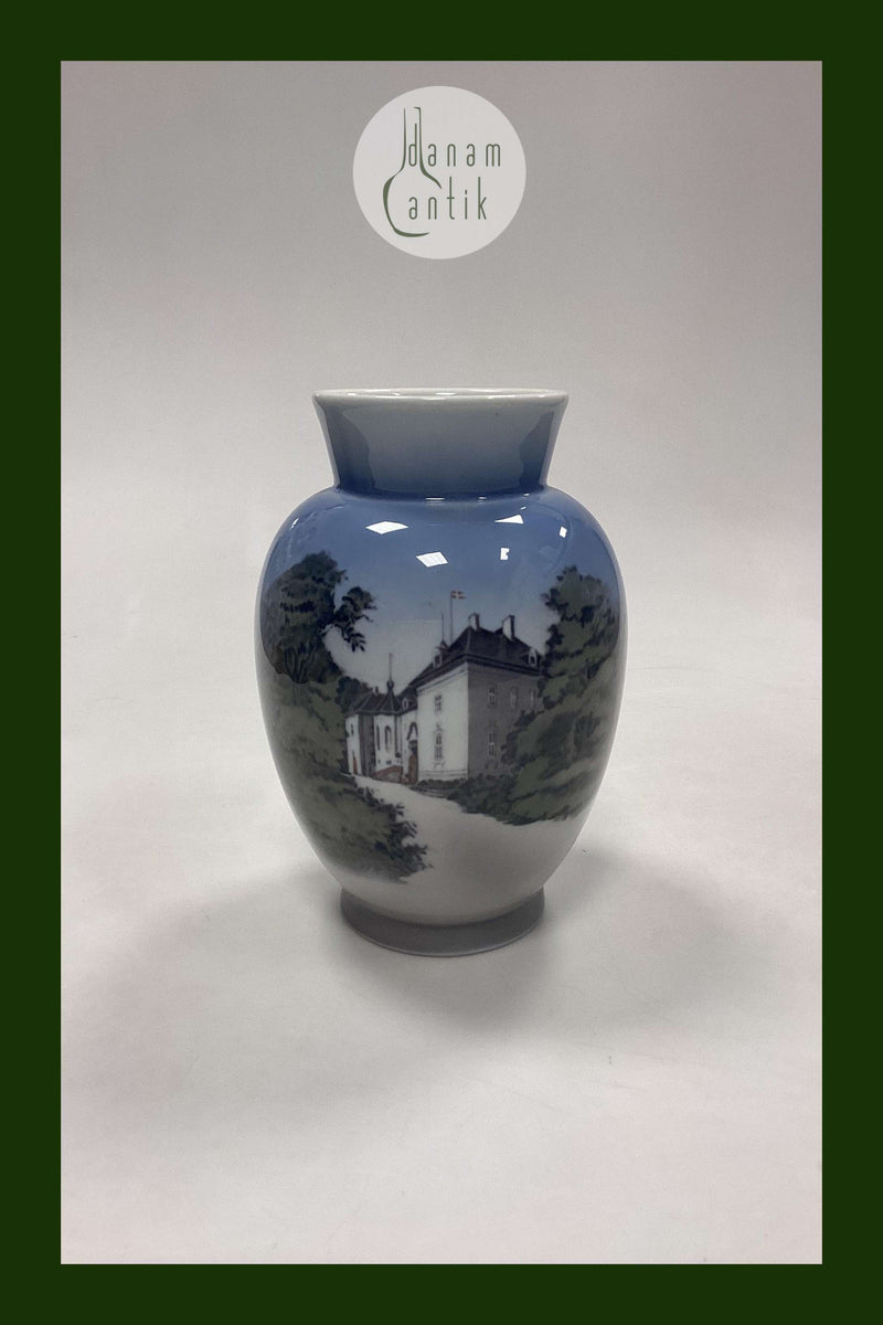 Royal Copenhagen Art Noveau Vase - Marselisborg Castle No. 4735