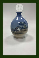 Royal Copenhagen Art Nouveau Vase med Bondegård No. 2894/1813