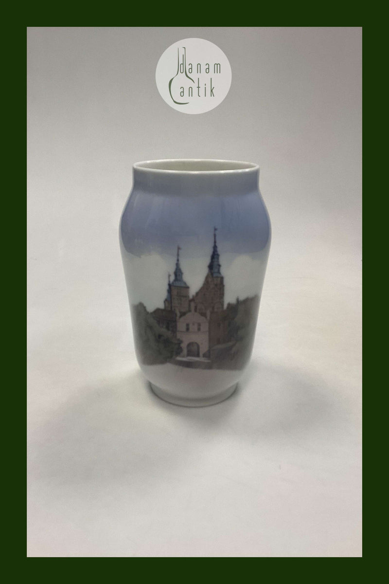 Royal Copenhagen Art Nouveau Vase - Rosenborg Castle No. 4567