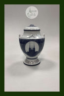 Royal Copenhagen Vase med låg 8.April 1818-1918