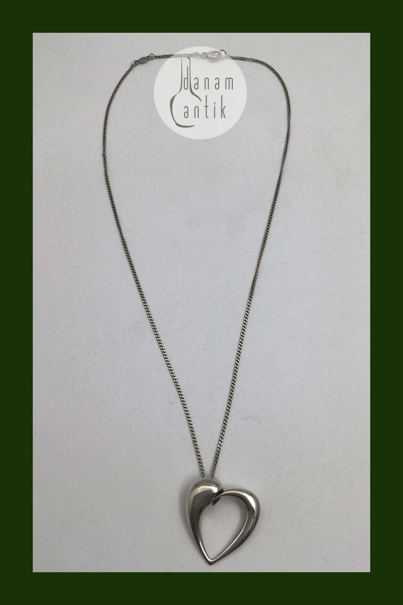 Georg Jensen Sterling Sølv Årshjerte Vedhæng 2006 Karim Rashid