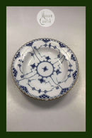 Sæt på 2 Royal Copenhagen Musselmalet Helblonde Dyb Tallerken med guld No 1078