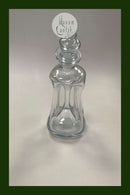 Holmegaard / Kastrup Glasværk Kluk Kluk Karaffel i med Klar Kroneformet Prop