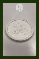 Royal Copenhagen Biscuit Plate Cupid complains to Venus about the sting of a bee No 84