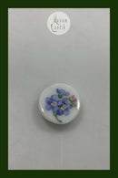 Royal Copenhagen Antik Knap i overglasur med Blomst 1