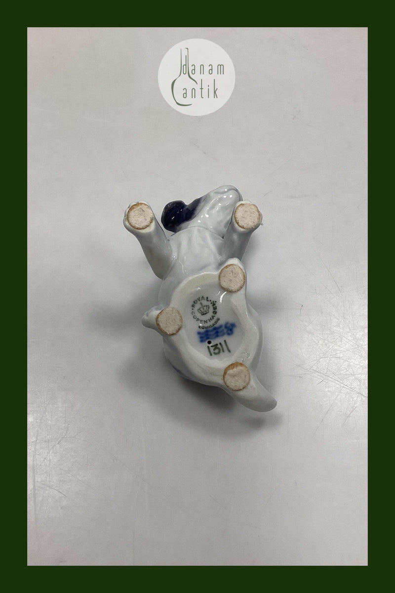 Royal Copenhagen Figur af Pointer Hvalp No. 1311