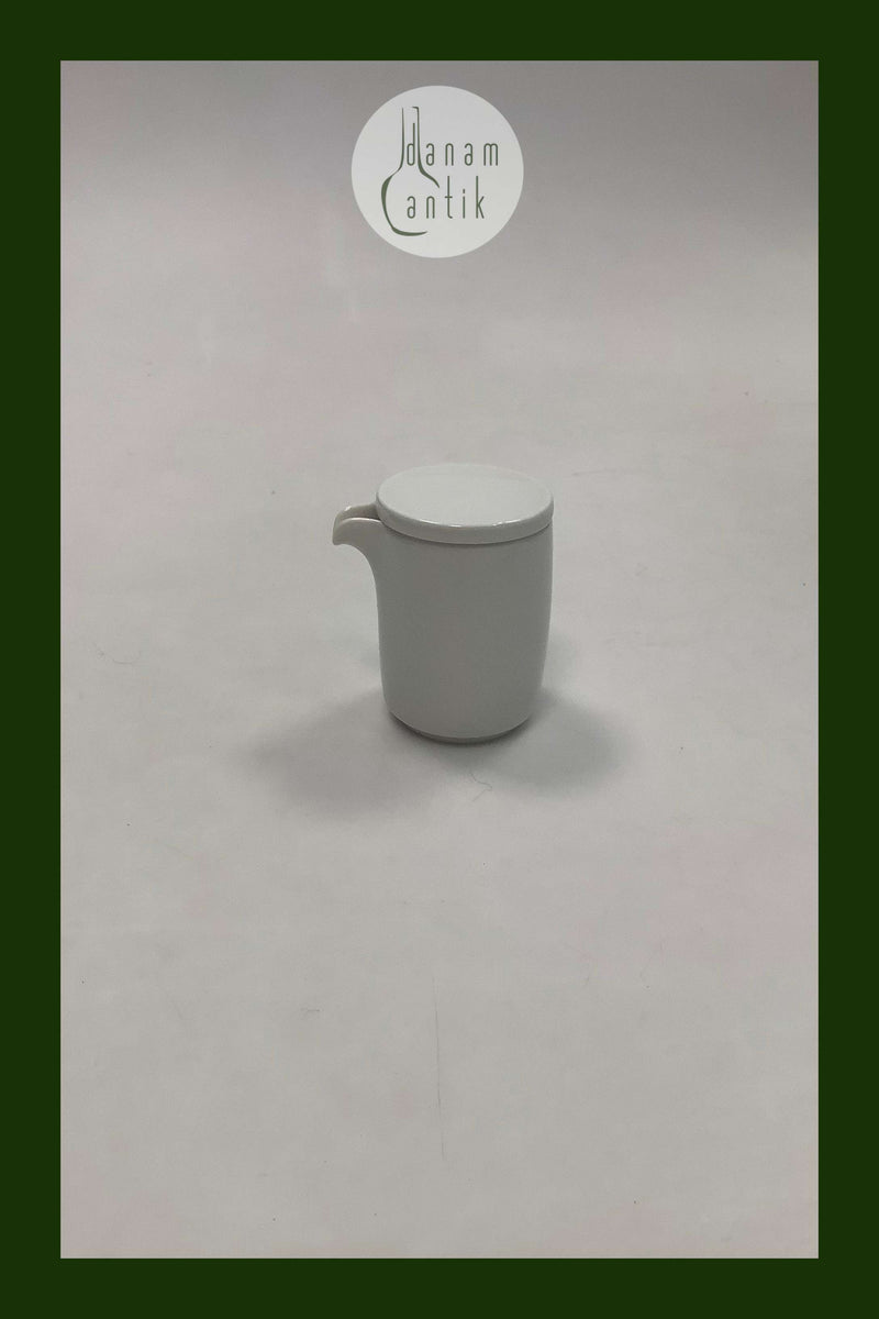 Royal Copenhagen Hvidpot Sahnekännchen mit Deckel