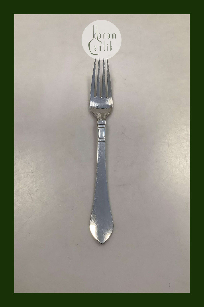 Georg Jensen Sterling Sølv Antik Middagsgaffel No. 002