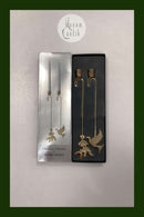 Georg Jensen Christmas Collectibles  Lyseholder - Mistelten og Due 2014