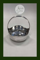 Moderne Sølvplet skål med hank fra Cohr Atla