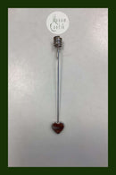 Georg Jensen Golden Christmas Lyseholder - Hjerte 1990 / Palladium