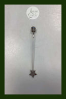 Georg Jensen Golden Christmas Candle Holder - Star 1990 / Palladium