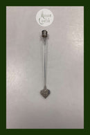 Georg Jensen Golden Christmas Lyseholder - Julehjerte 1997 / Palladium