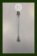 Georg Jensen Golden Christmas Lyseholder - Juletræ 1998 / Palladium