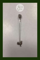 Georg Jensen Golden Christmas Candle Holder - Rooster 1999 / Palladium