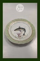 Royal Copenhagen Grøn Fisketallerken No 919/1710 med Scomber scomber