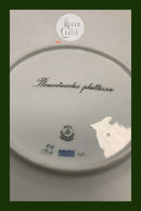 Royal Copenhagen Grøn Fisketallerken No 919/1710 med Pleuronectes plattessa