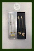 Georg Jensen Christmas Collectibles  Lyseholder - Hjerte og Stjerne 2010