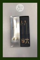 Georg Jensen Christmas Collectibles  Lyseholder - Sløjfe og Krone 2013