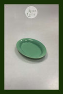 Royal Copenhagen Ursula oval Tallerken i Lysegrøn No. 073